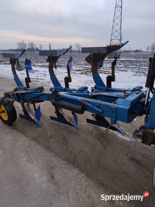 Pług 3 skibowy obrotowy Overum Non Stop nieuszkodzony Pługi Kutno