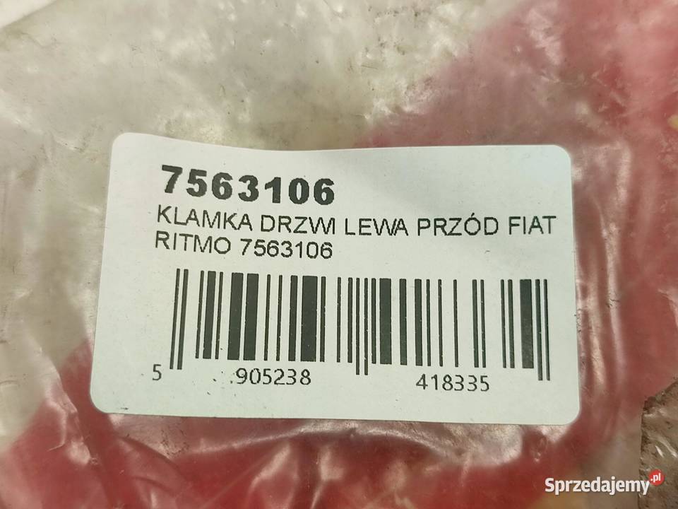 KLAMKA DRZWI LEWY PRZÓD FIAT RITMO 19781988 NOWA