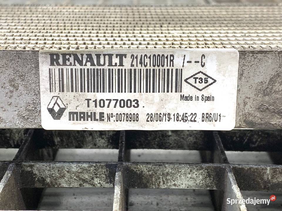 CHŁODNICA WODY EGR OPEL MOVANO B 23 131