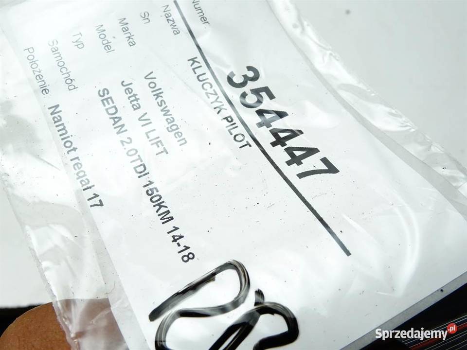 KLUCZYK PILOT VW JETTA IV PILOT IMMOBILISERA sprzedam