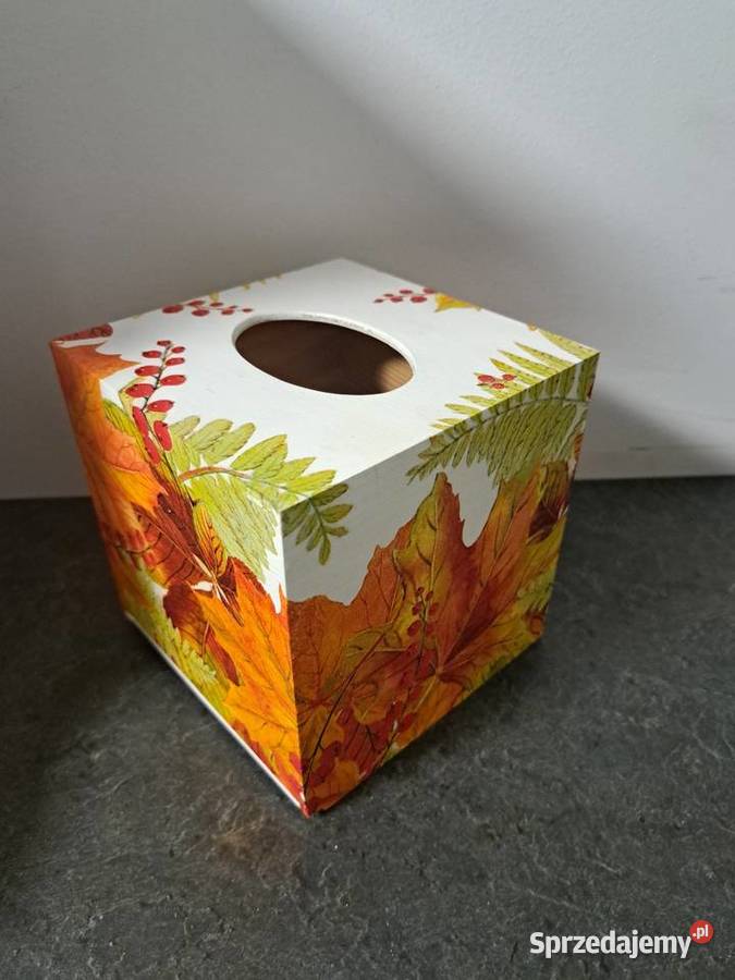 Chustecznik liście jesienne hand made Kędzierzyn-Koźle