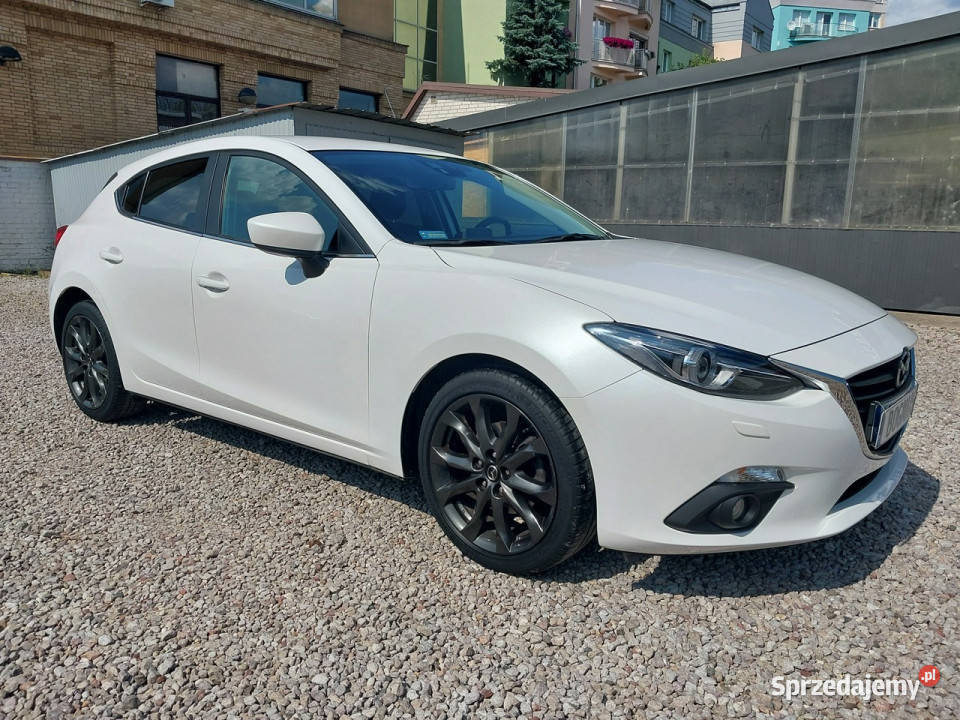 Mazda 3 SALON pierwszy wł BIAŁA PERŁA Ksenony Warszawa