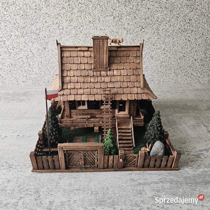 Makieta domku drewnianego Murowana Goślina