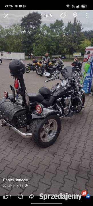 Kawasaki Vulcan Trajka z przyczepka