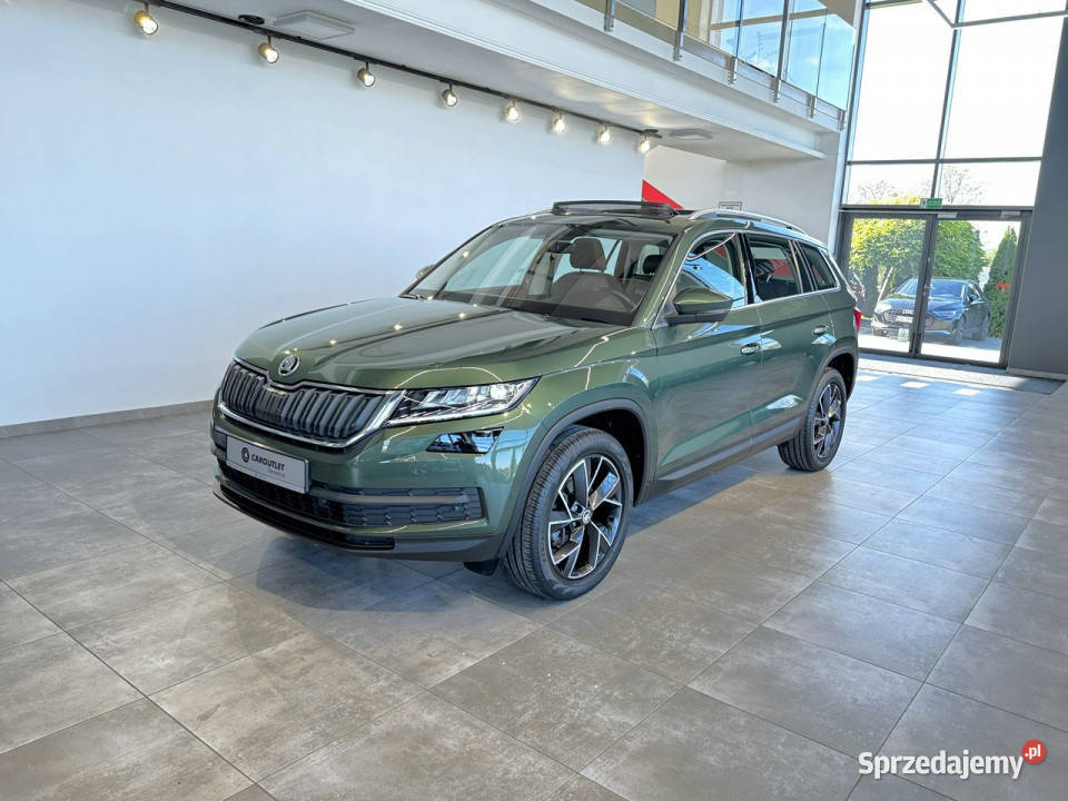 koda Kodiaq Style 15TSI 150 M6 2021 r salon I zielony Myślenice