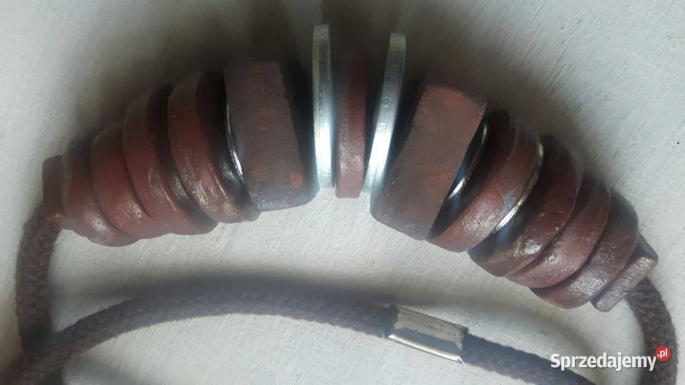 Naszyjnik ceramiczny ręcznie wykonany Naszyjniki mazowieckie