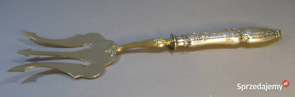 Srebrny Widelec Stolowy Minerwa Warszawa