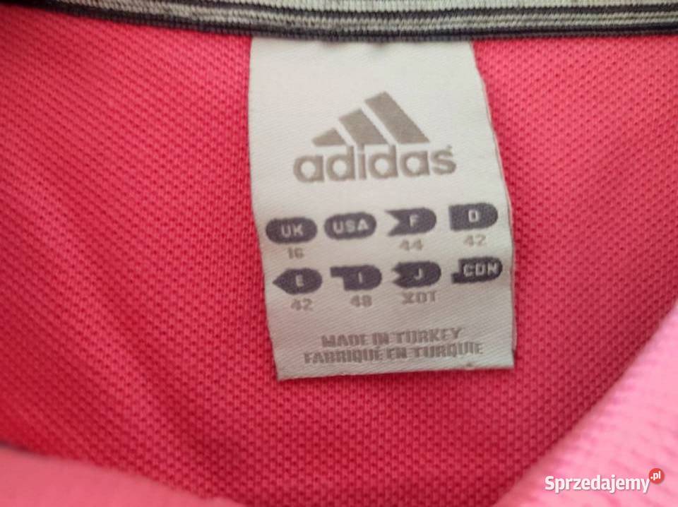 adidas koszulka polo z kołnierzykiem rozpinana Kielce