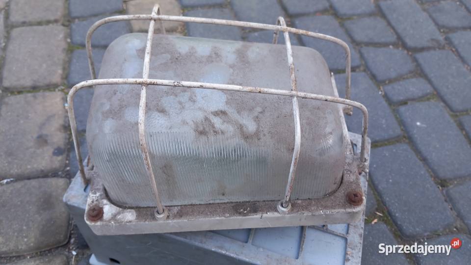 lampa PRL stara Vintage LOFT Industrial Style Kinkiety Oświęcim