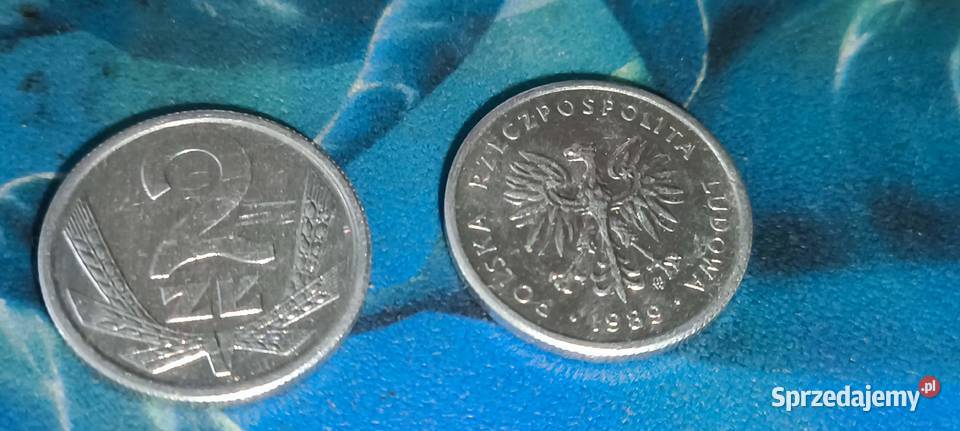 Monety PRL 2 1989 r Kolekcje śląskie Gliwice