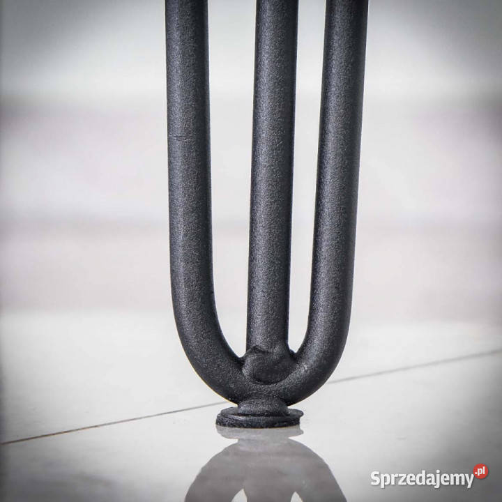 Noga HAIRPIN z pręta potrójna 73 CZARNA Nogi i nóżki świętokrzyskie Chmielnik