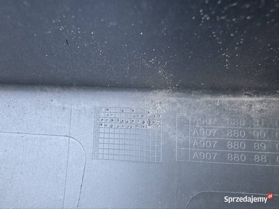 Zderzak tył tylny nakładka Mercedes sprinter Międzychód sprzedam