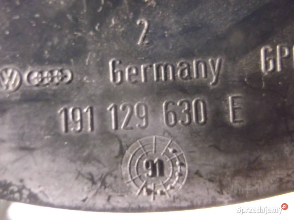 Zaślepka fartucha nadkola Volkswagen Golf II GTI Sobieska Wola Pierwsza