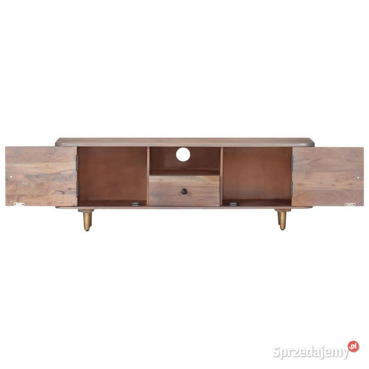 Szafka pod TV 118x30x40 lite drewno akacjowe Warszawa