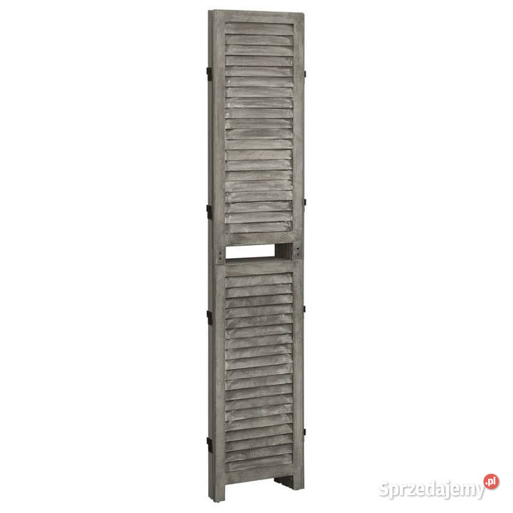 Parawan 3panelowy szary 1065x166 lite drewno Pozostałe