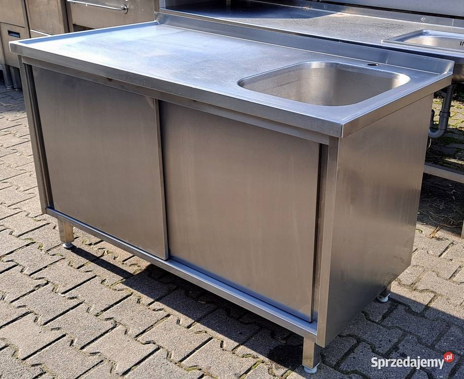 ZLEW 2 KOMOROWY Z SZAFKĄ DRZWI SUWANE 1407085 Nowe Skalmierzyce sprzedam