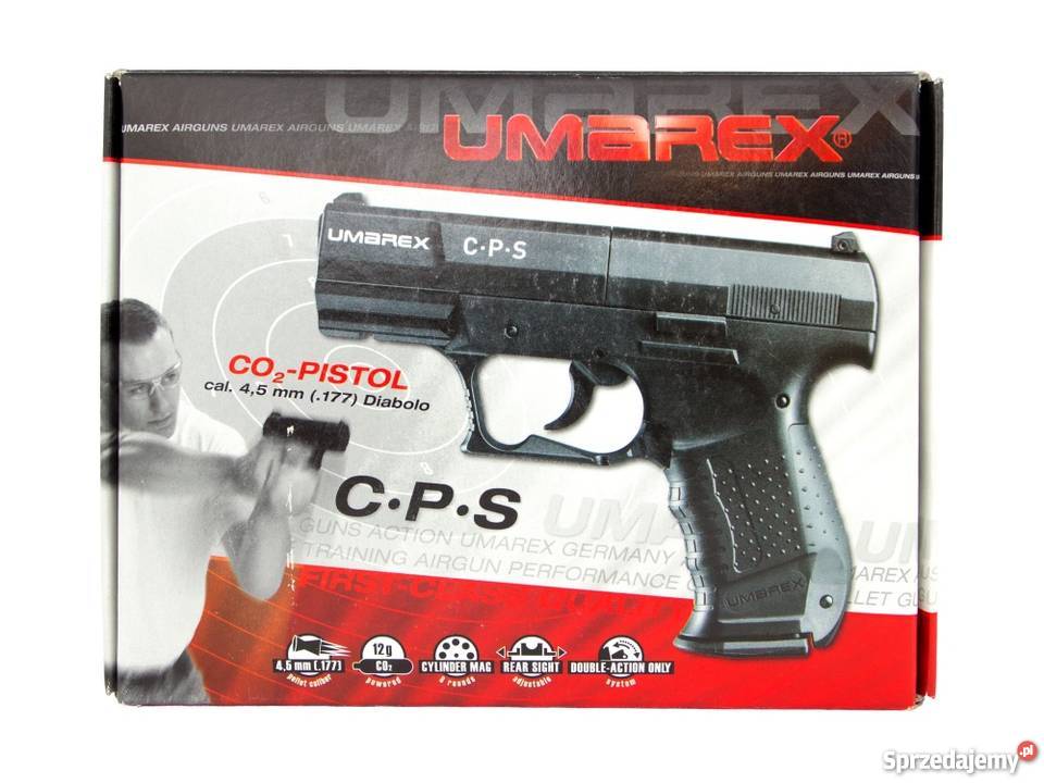 Pistolet wiatrówka Umarex CPS 45 mm Diabolo CO2 Pabianice
