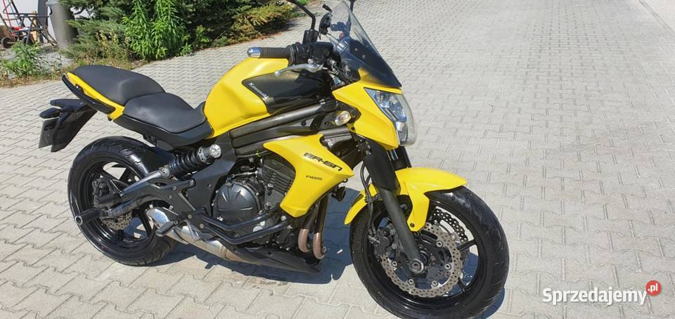 Kawasaki ER 6n ABS ER6N 2012r 8 Żółty pocisk z bezwypadkowy Zduńska Wola