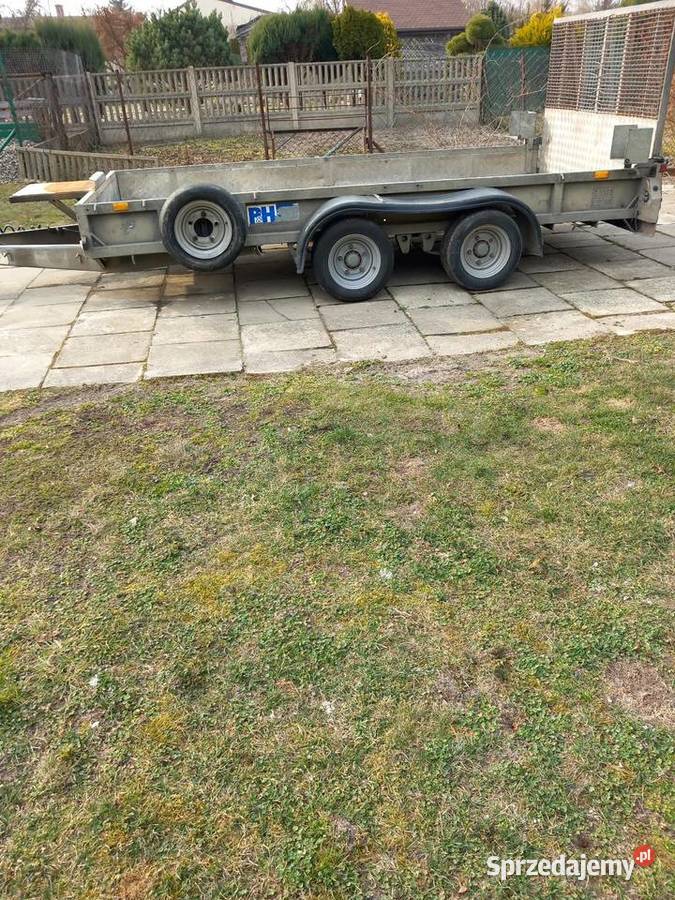 Przyczepka do przewozu mini koparek 3500kg