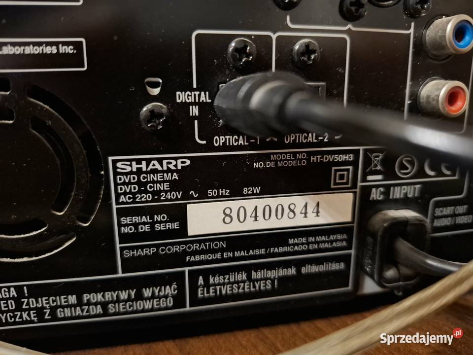 Tanio kino domowe Sharp mazowieckie Góra Kalwaria