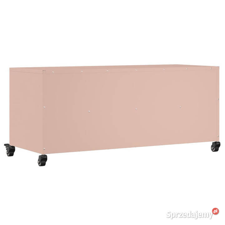 Szafka RTV różowa 1005x39x435 stal WM846693