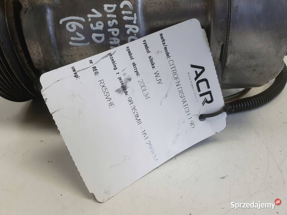 SPRĘŻARKA KLIMATYZACJI Citroen Jumpy 19 D SD7V16 Chełm