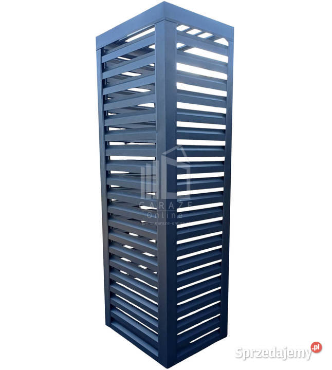 Osłona pompy ciepła 70x50x200 antracyt Zabudowa Mysłowice