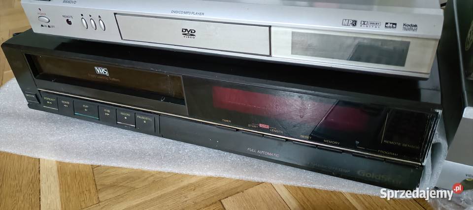 2 Magnetowid LG i GoldStar i 2 DVD kolekcjonera Warszawa