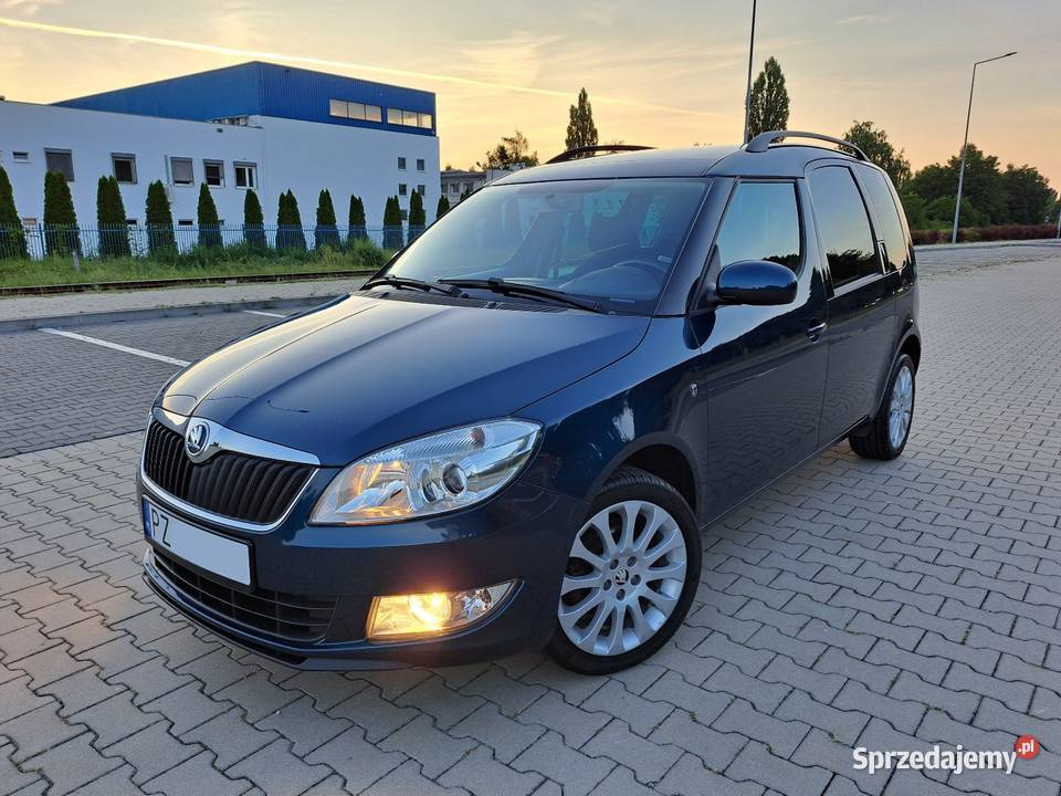 Skoda Roomster 12 TSI Panorama Alu Klimatronik serwisowany w ASO Koziegłowy sprzedam