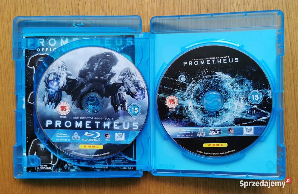 Prometheus Prometeusz 3x Bluray En 2012 3 Disc