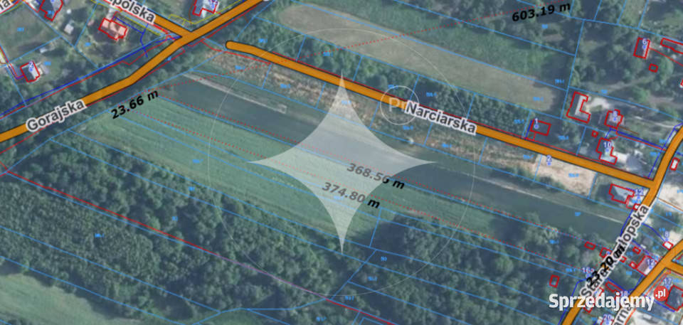 Szczebrzeszyn działka z zabudową i mediami