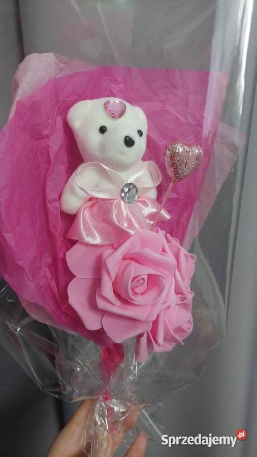 WAKENTYNKI BUKIET MIŚ I RÓŻE Rybnik