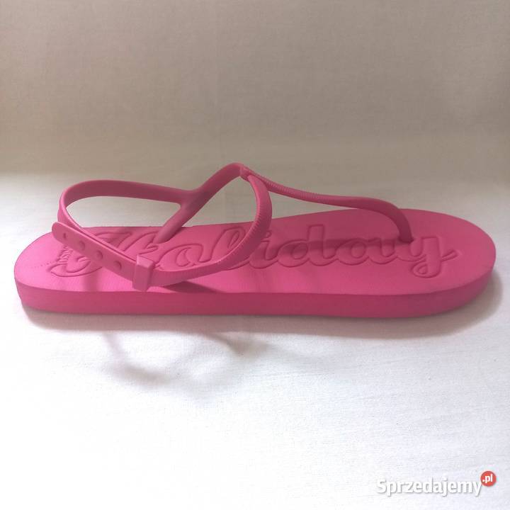 Sandały PIANKI Japonki różowe r 40 magenta sprzedam