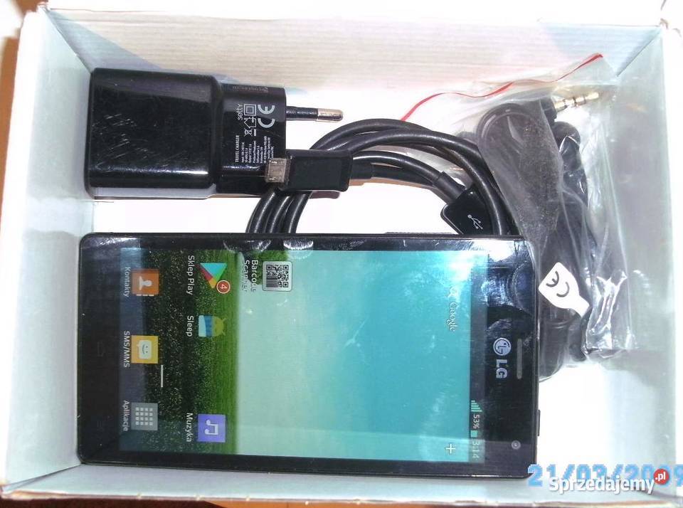LG Swift P880 Optimus 4X HD Komplet Czarny małopolskie