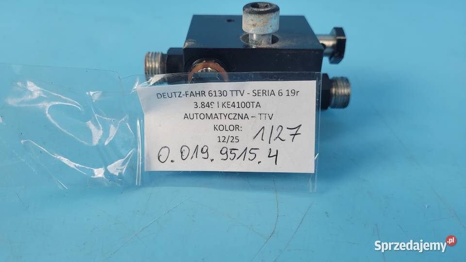 DEUTZFAHR 6130 TTV ZAWÓR 001995154 Kolno