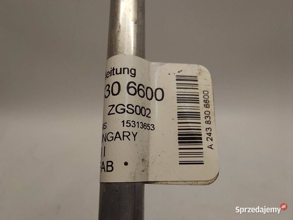 Mercedes EQA 250 W243 WĄŻ PRZEWÓ RURKA