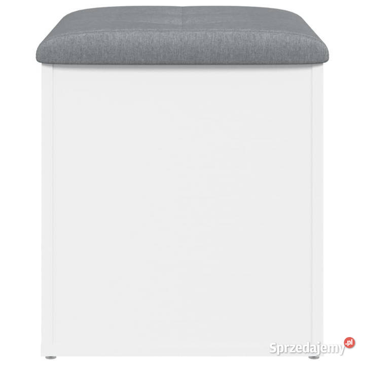 Ławka ze schowkiem biała 42x42x45 materiał Warszawa sprzedam
