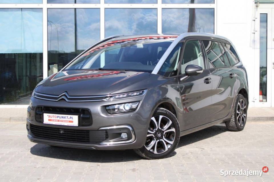 Citroen C4 Grand Picasso 2020r 7os ACC Masaże nieuszkodzony Gdańsk
