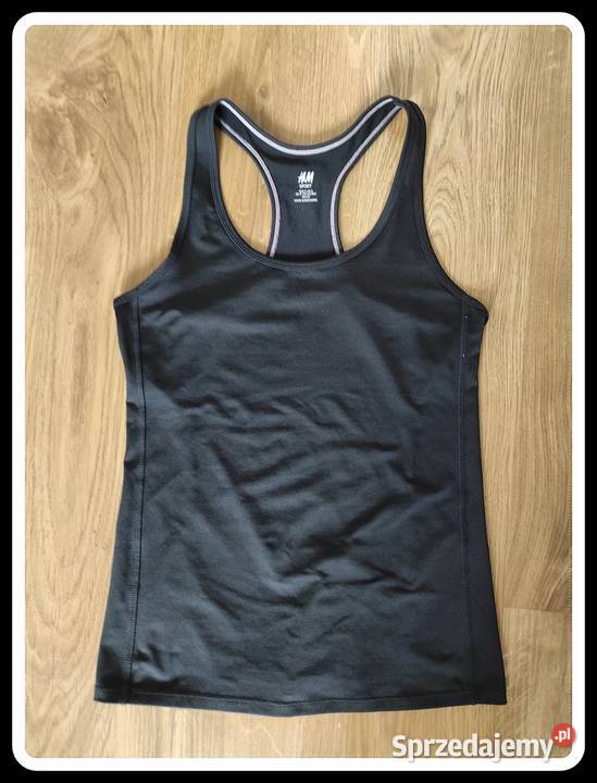 HM sport czarna sportowa bokserka 36 S Bez wzoru mazowieckie Płock
