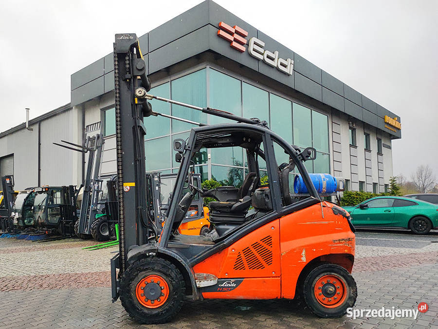 Wózek widłowy Linde H50T02 5 ton duplex 5 m 2015 Motoryzacja Kęty sprzedam