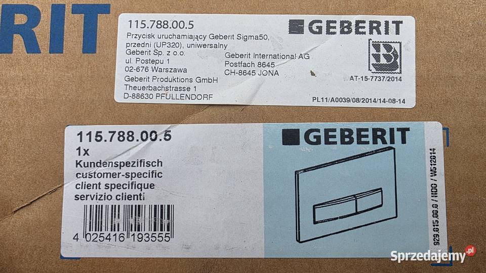 Przycisk uruchamiający Geberit Sigma50 Mosina