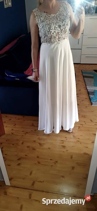 Suknia ślubnawieczorowa biały Sulmierzyce