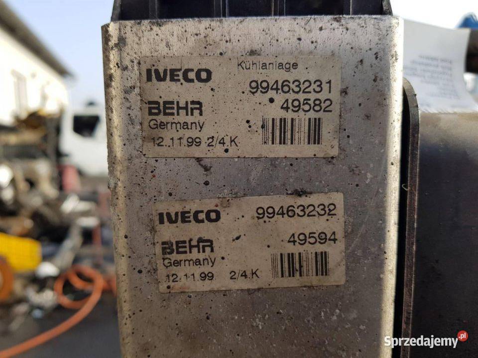 CHŁODNICA WODY IVECO 260E35 EUROTECH 99463231 Lipno