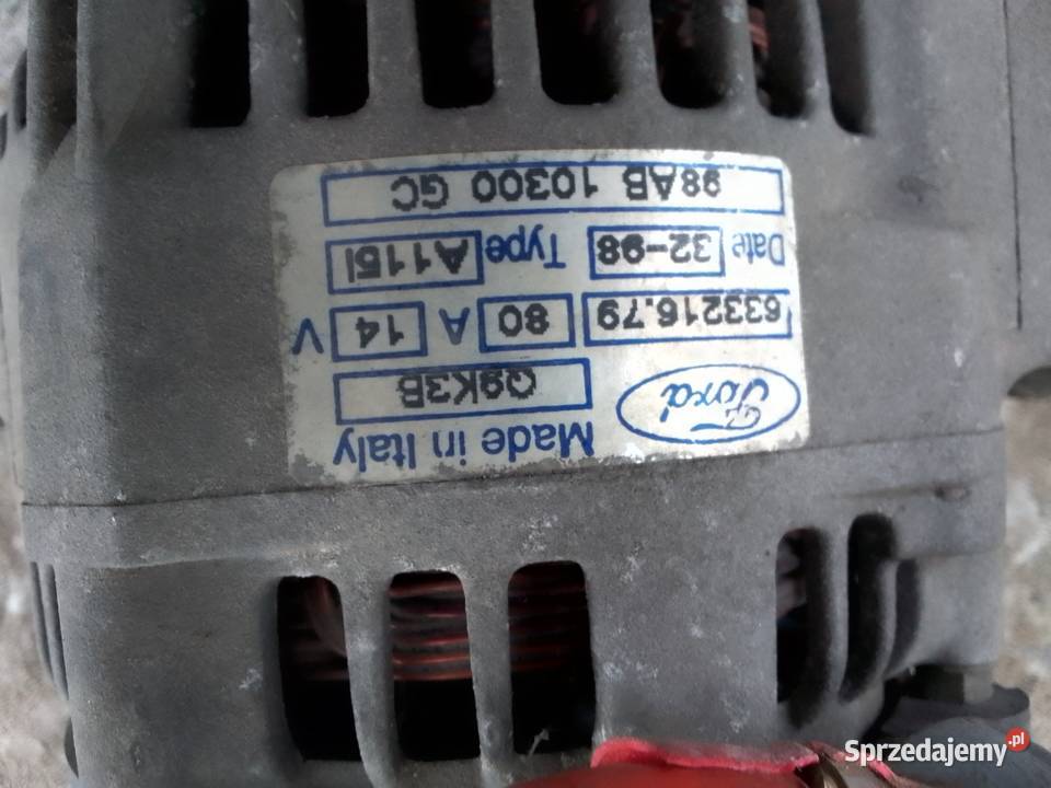 Alternator Ford Focus MK1 16 benzyna Kolbuszowa