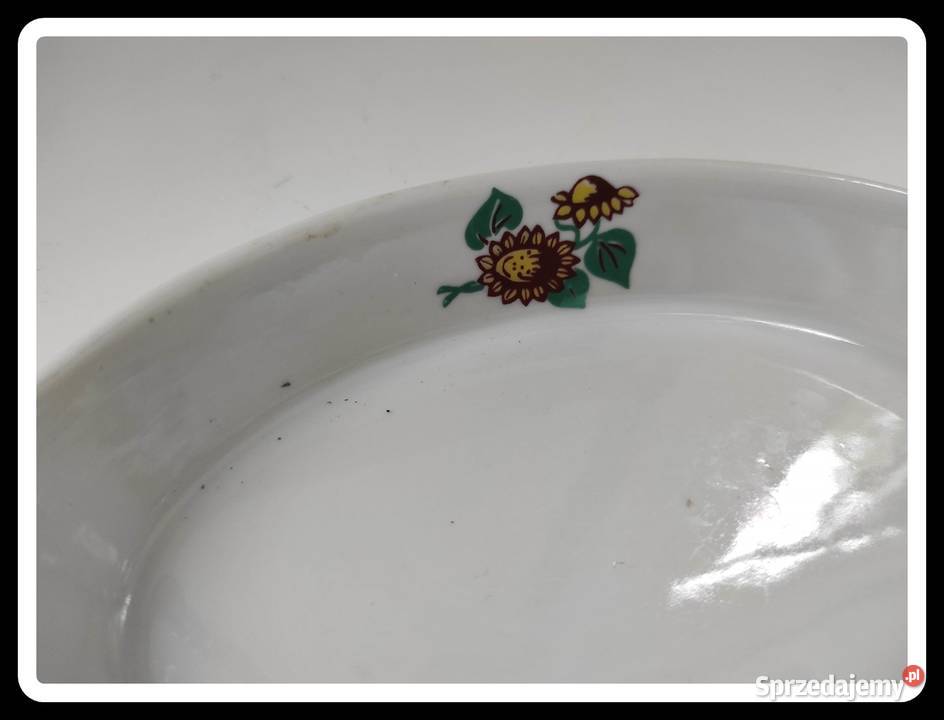 Półmisek w słoneczniki 23 x 13 Lubiana mazowieckie Płock