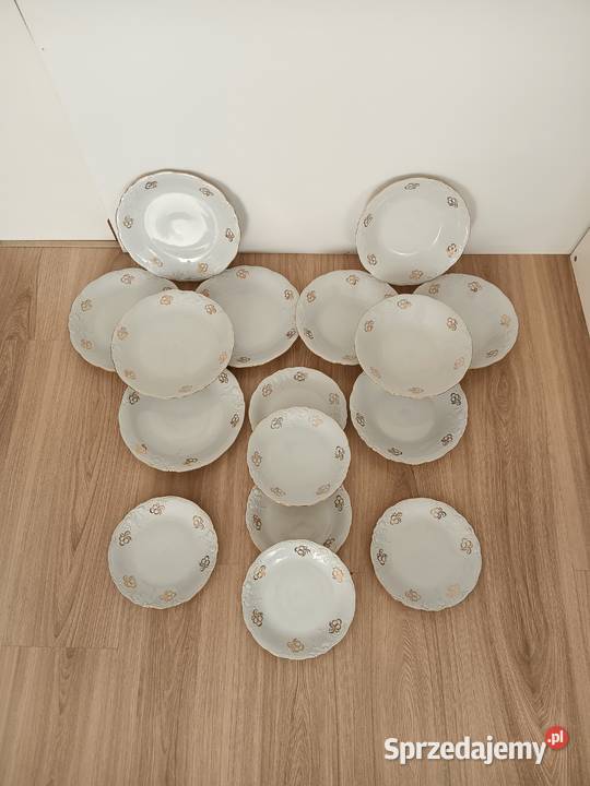 Zestaw talerze Wawel Fryderyka porcelana PRL 16 sprzedam