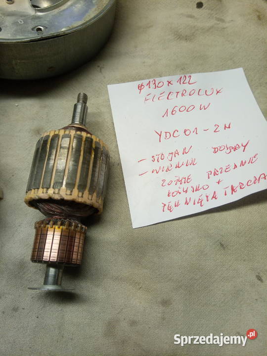 Silnik Electrolux 1600 W YDC012N wirnik stojan Dom i Ogród Wrocław