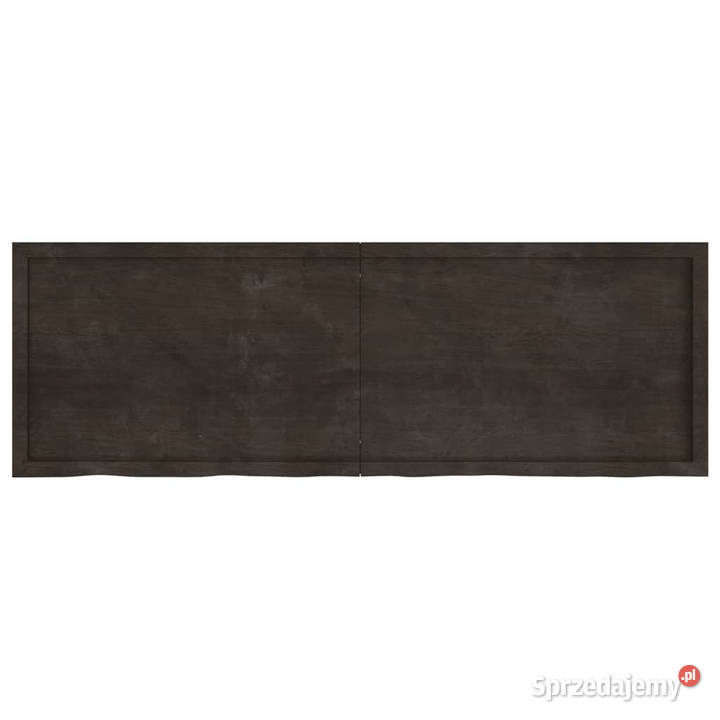 Blat stołu ciemnobrązowy 180x60x26 lite drewno Warszawa sprzedam