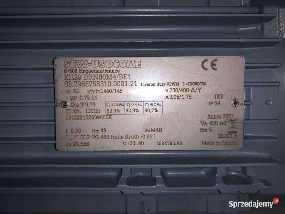 MOTOREDUKTOR SEW EURODRIVE KH 29 DRN80M4BE1 Warszawa