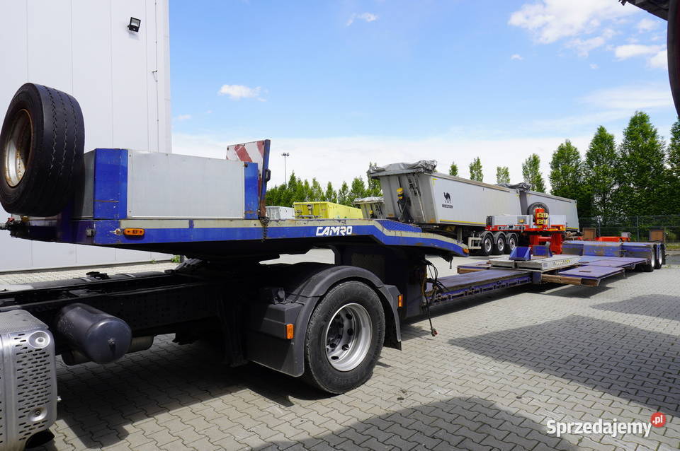 Naczepa niskopodwoziowa CAMRO CN 2620B Tiefbett Niskopodłogowe Motoryzacja Kraków